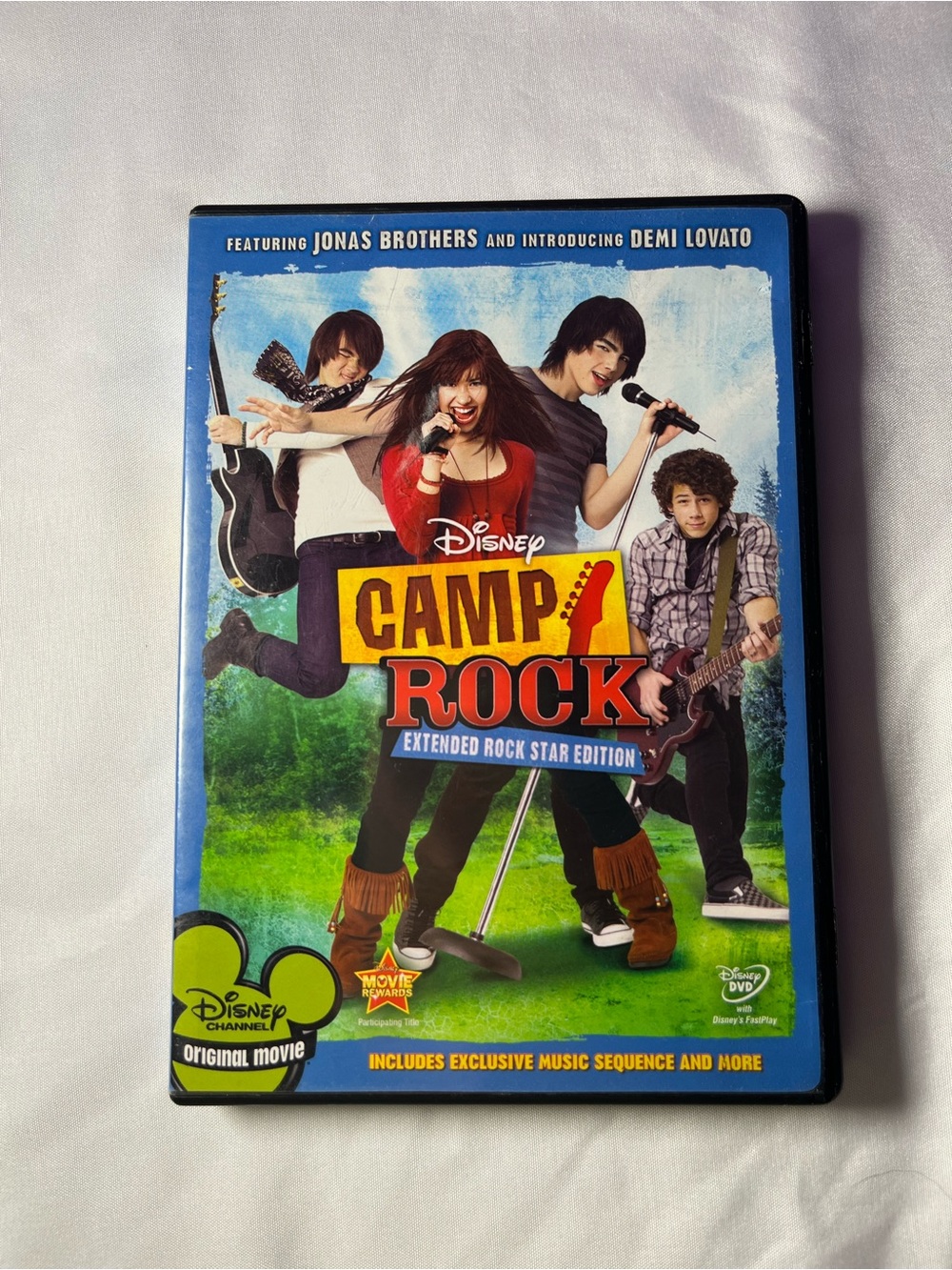 Disney Channel Camp Rock Extended Rock Star Edition DVD 2008 Y2K Demi Lovato